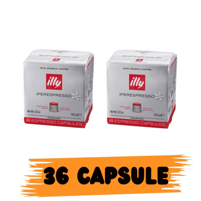 ILLY Tostato CLASSICO – Caffè in Capsule per Macchine Iperespresso 36pz