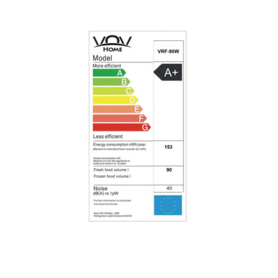 VOV FRIGORIFERO 90LT VRF-90W Bianco