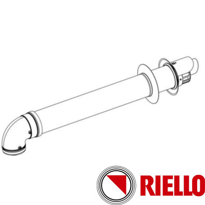 Riello kit terminale orizzontale 60/100