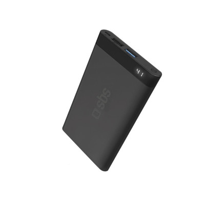 SBS SLIM POWER BANK 5000MAH BLACK TYPE 52990