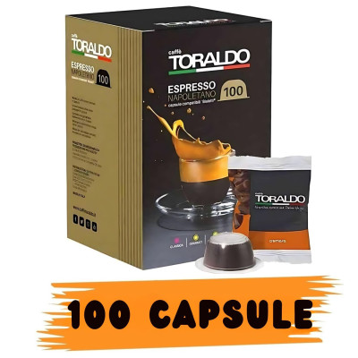 Toraldo Caffè Miscela CREMOSA 100 capsule compatibile Bialetti