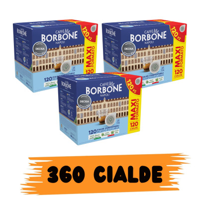 Borbone Cialde Miscela Decisa (Nera) 360pz