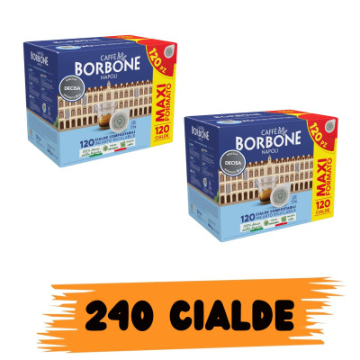Borbone Cialde Miscela Decisa (Nera) 240pz