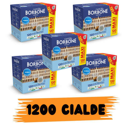 Borbone Box Cialde 44mm Miscela Nobile (Blu) 1200 Cialde
