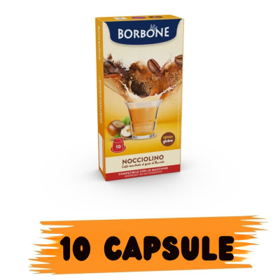 CAFFE' BORBONE 10 CAPSULE NESPRESSO NOCCIOLINO