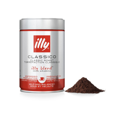 illy Tostato Classico Caffè Macinato Ideale per Moka 250 g