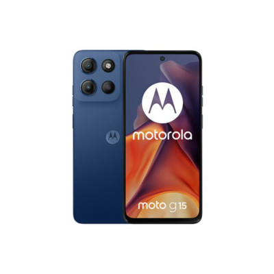 MOTOROLA Moto G15 Smartphone 4G 6.72" RAM 8GB Memoria Interna 128GB - Colore BLUE DS - ITA