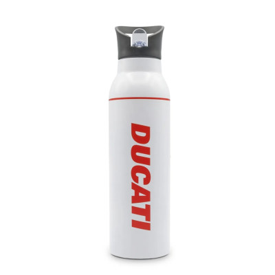 Ducati Borraccia Urban, Bici e Monopattini, Unisex Adulto, Bianc