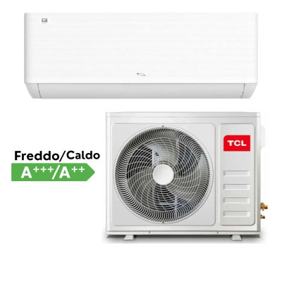 Tcl Climatizzatore 9000 Btu Inverter Monosplit Condizionatore con Pompa di Calore Classe A+++/A++ Wi-Fi R32 (Unità Interna + Uni