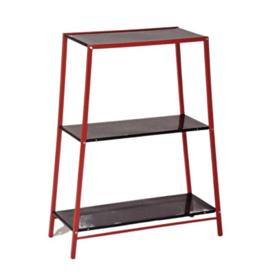 Scaffale in metallo con 3 ripiani