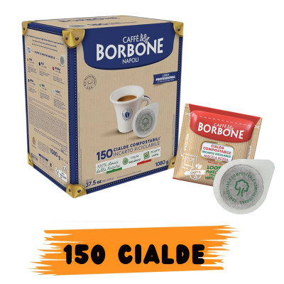 BORBONE BOX CIALDE 44MMMISCELA ROSSA 150PZ