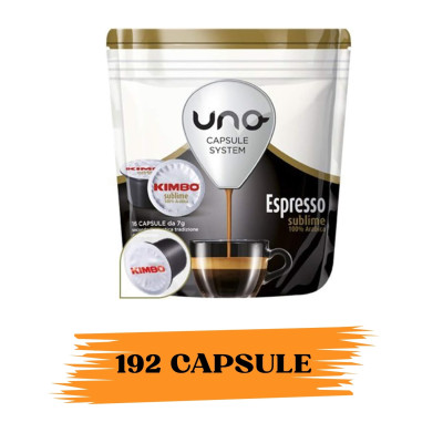 Kimbo Caffe' Confezioneda 192 Capsule Compat. Uno System Sublime