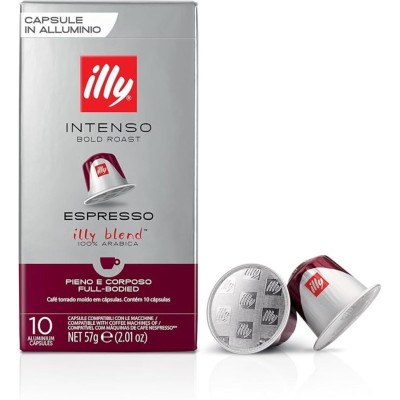 ILLY Intenso 300 Capsule In Alluminio Compatibili Nespresso