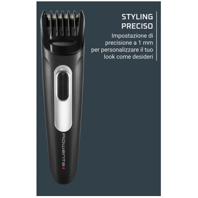 Rowenta Regolabarba StylisTN2804Ricaricabile Regolabarba Rowenta 1830009283 Stylis TN2804 Ricaricabile Black e Silv