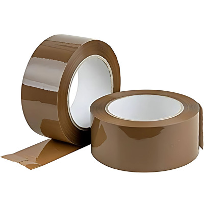 EcoPrice®  Nastro Adesivo Imballaggio Colorato Avana S. 48mmx66m 36 Rotoli