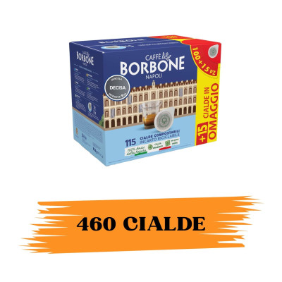 Borbone Caffe Cialde 44mm Miscela Decisa 460pz