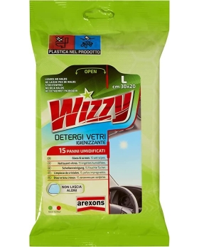 AREXONS PANNI UMIDIFICATI PER VETRI WIZZY