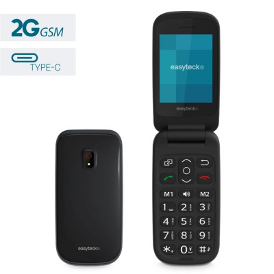 CELLULARE EASYTECK F210 2.4 FOLD BLACK