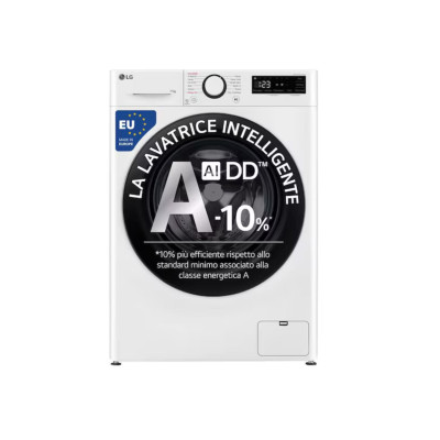 Lavatrice 11kg AI DD™  Serie R3 Classe A-10%  1400 giri, Lavaggio a vapore, Allergy Care, Inverter Direct Drive  White
