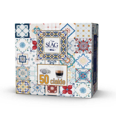 Siag Caffe Cialde 44mm Blu Mediterranea 50pz