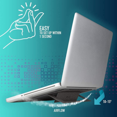 NGS lift stand supportouniversale per laptop nero