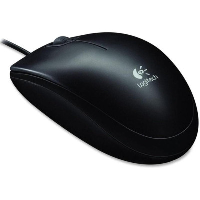 MOUSE USB LOGITECH B100 910-003357 BLACK