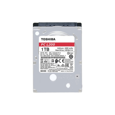 Toshiba Hard Disk HDD 2,5" SATA 1TB 5400RPM PC-L200 HDWJ110