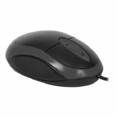 OMEGA Mouse Filo Notebook USB-A 1200dpi Black OM06VB 5pz