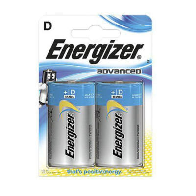 Batterie eco Advanced Energizer - D - torcia - conf. 2