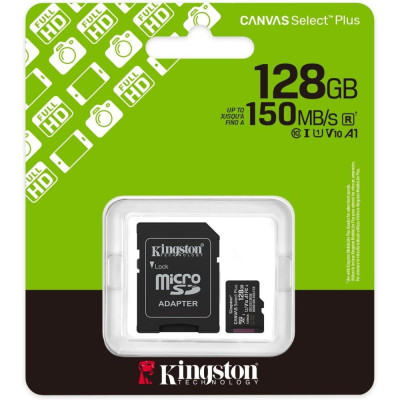 MICRO SD KINGSTON 128GB CL10 SDCS3/128GB