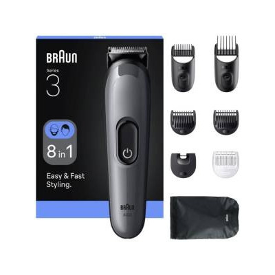 Braun Regolabarba e Capelli AIO3540 8 in 1