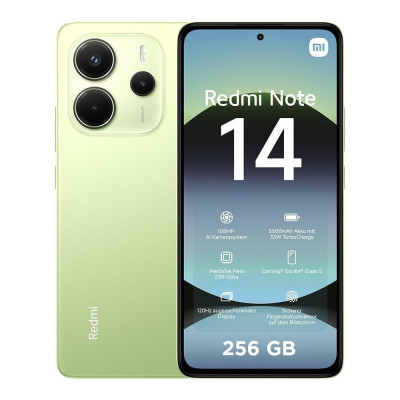 Xiaomi Redmi Note 14 8+256GB 6.67" 4G Lime Green NFC EU