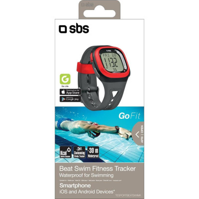 SBS SMARTWATCH GO FIT WATERPROOF FOR SWIMMING