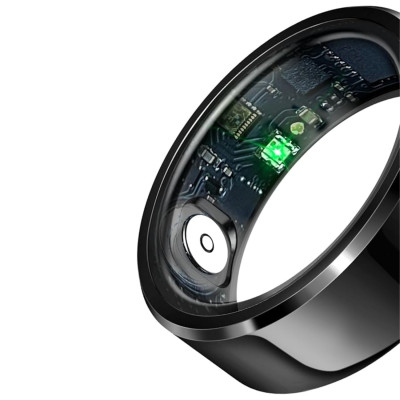 TECHMADE TM-NEXA-BK12 Smartring con Charging Box Black TG 12 21.6mm