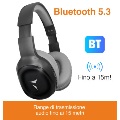 Techmade Cuffie TM-ZEB04 Bluetooth Black