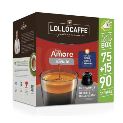Lollo Caffe Capsule Dolce Gusto Amore Assoluto 90pz (75+15)