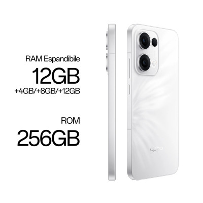 OPPO Reno 13 12+256GB 6.59"5G Plume White ITA