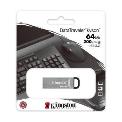 Kingston Pendrive USB-A 3.264GB DTMC3/64GB Micro Metal 3.2