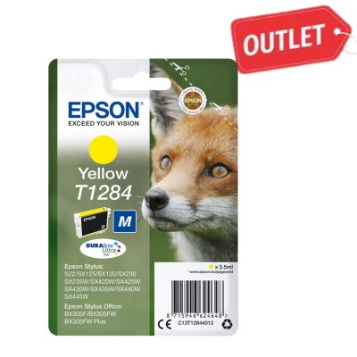 Epson Fox Cartuccia di inchiostro Yellow T1284 DURABrite Ultra Ink