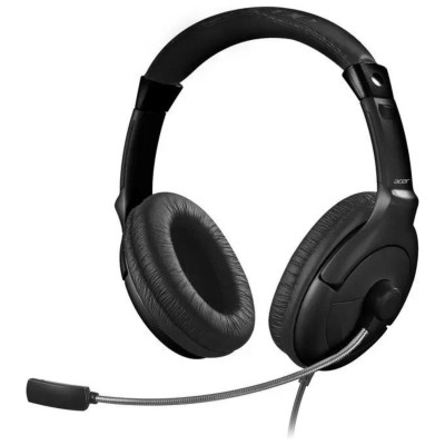 Acer Cuffie Over-Ear con Filo Gaming RGB + Microfono Jack 3.5mm Gleam GH1700K
