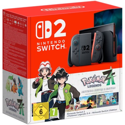 Nintendo Switch 2 + Leggende Pokemon Z-a 256 GB Touch screen Wi-Fi Nero