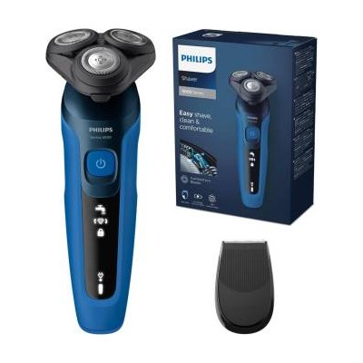 Philips Rasoio Elettrico S5466/12 Wet & Dry – Uso con o senza Acqua, Blu