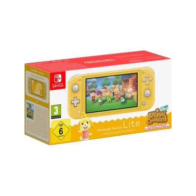 Console Nintendo Switch Lite + Animal Crossing: New Horizons (Gialla)