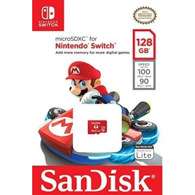 SANDISK MICRO SD XC 128GB SUPER MARIO MUSHROOM