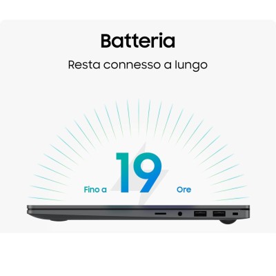 Samsung Galaxy Book 5 – 15,6", Intel Core Ultra 5, 16GB RAM, 512GB SSD, Windows 11 Pro, Design Sottile e Leggero