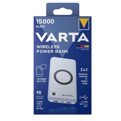 Varta power bank wireless 15000 mAh