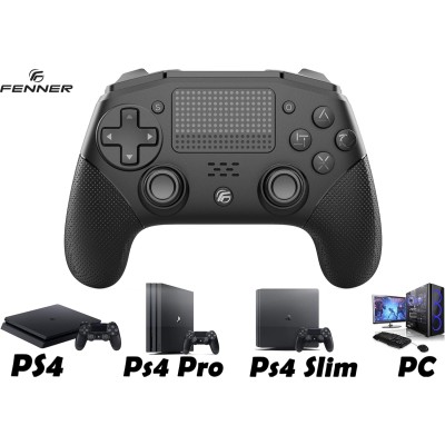 FENNER TECH CONTROLLER WIRELESS PER PC E CONSOLE NERO