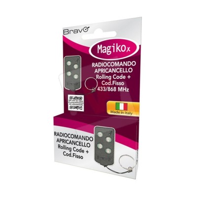 Bravo Magikox Radiocomando apricancello rolling code+code fisso