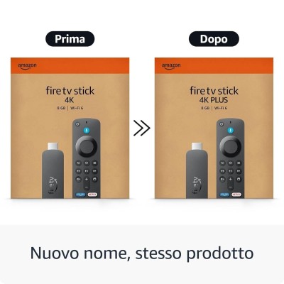 AMAZON FIRE TV STICK 4K CONTELECOMANDO VOCALE