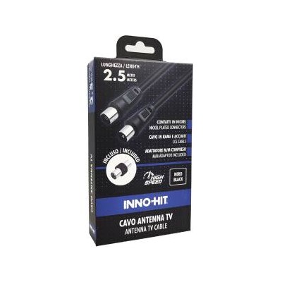 Inno-Hit Cavo Antenna M/F 2.5m Nero